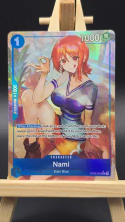One Piece TCG - Nami (050) (Parallel) OP09-050 Emperors in the New World Foil - Image 1