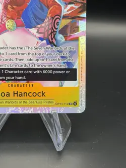 Boa Hancock OP14-112 SR The Azure Sea’s Seven Foil One Piece TCG English - Image 5