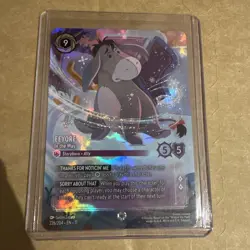 Eeyore In the Way Enchanted 226/204 Winterspell Holo pack fresh Disney lorcana - Image 1