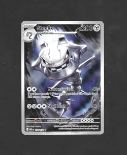 Steelix 150/132 - Mega Evolution Illustration Rare Holo Pokemon Card TCG NM - Image 1