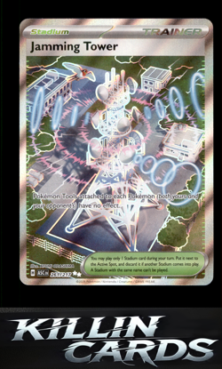 Jamming Tower 261/217 Pokemon Ultra Rare ME: Ascended Heroes Card NM - Image 1