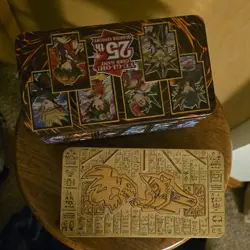 Konami Yu-Gi-Oh! TCG 25th Anniversary Mixed Card Lot w/ Collector Tins & Obelisk - Image 1