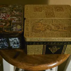 Konami Yu-Gi-Oh! TCG 25th Anniversary Mixed Card Lot w/ Collector Tins & Obelisk - Image 3