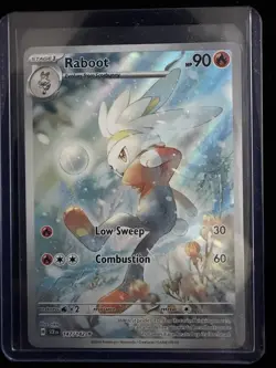 Pokemon Raboot Illustration Rare Holo Card 147/142 SV07 Stellar Crown 90 HP - Image 1