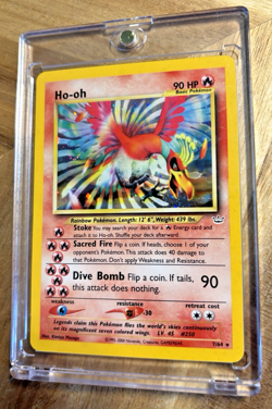 Very Good Condition Ho-oh 7/64 Holo Pokemon Card - Image 1