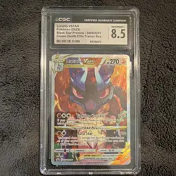 Pokemon Lucario VSTAR Crown Zenith SWSH291 Black Star Promo CGC 8.5 Holo Card - Image 1
