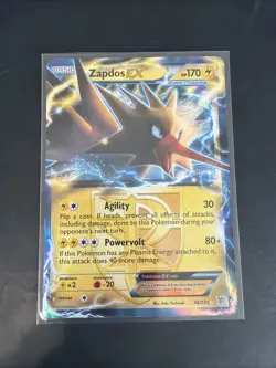 Zapdos EX - 48/135 - Ultra Rare Plasma Storm Set - Pokemon Card - NM - Image 1