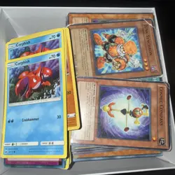 Yu-Gi-Oh/Pokemon Lot! Garage Sale Find! Old/New cards! - Image 1