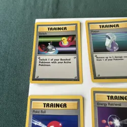 Lot of Pokemon Trainer and Energy cards from Base Set Vintage Original - Image 2