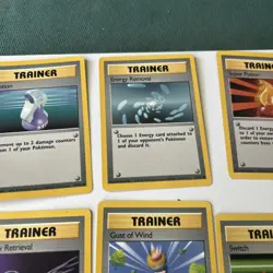 Lot of Pokemon Trainer and Energy cards from Base Set Vintage Original - Image 4