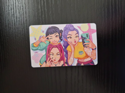 KPop Demon Hunters Collectible Trading Card (QQ1) - HUNTR/X - Rumi, Mira, Zoey - Image 1