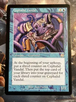 1x Cephalid Vandal Torment LP MTG Magic the Gathering x1 MKE - Image 1
