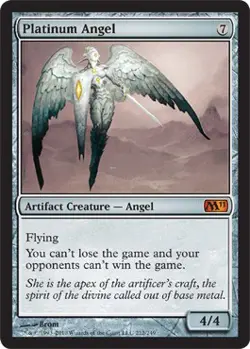 MTG Platinum Angel, Light Play, English Magic 2011 - Image 1