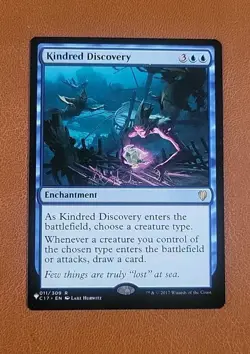 NM Kindred Discovery 011/309 "The List" Reprint C17 Commander 2017 - Image 1