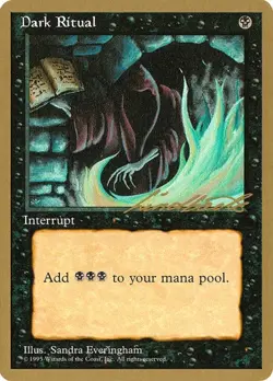 Dark Ritual (#ll129) Pro Tour Collector Set LP MTG - Image 1