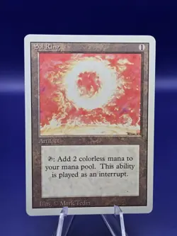 Sol Ring - MTG Revised (3rd Edition) Regular - Lightly Played - Image 4