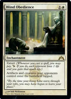 Blind Obedience - MtG Gatecrash - R006 NM 2013 - Image 1
