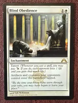 Blind Obedience - MtG Gatecrash - R006 NM 2013 - Image 2