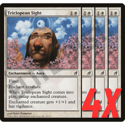 MTG Triclopean Sight (Lorwyn) 45/301 (NEAR MINT) (4X) - Image 1