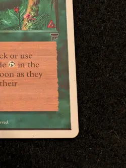 Magic: The Gathering Concordant Crossroads Green 1995 Amy Weber HP Damaged Rare - Image 5