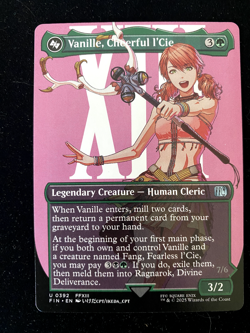 Vanille, Cheerful l'Cie MTG Final Fantasy 0392 Borderless Uncommon NM - Image 1