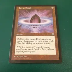 MtG Lotus Petal: Tempest NM/LP ACTUAL PHOTOS! - Image 1