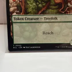 Magic The Gathering 2026 Lorwyn Eclipsed-Treefolk/Goblin Double-Sided Token - Image 2
