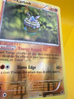 Carbink 49/124 Reverse Holo Rare Fates Collide Pokemon Card 2016 MP - Image 1