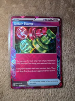 Unfair Stamp - SV06: Pokemon TCG: Twilight Masquerade (TWM) - Image 1