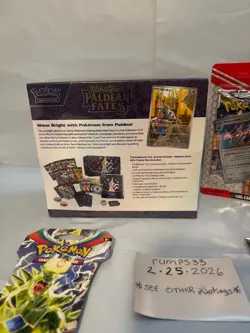 Pokemon Paldean Fates ETB Elite Trainer Box New Factory Sealed + sleeve&blister - Image 4