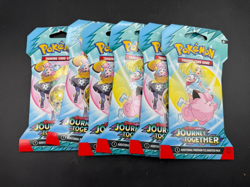 Pokemon - Journey Together Sleeved Booster Pack Lot ( 6 ) - Image 1