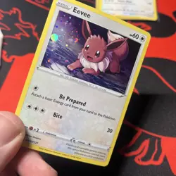 Pokemon TCG Eevee Black Star Promo SWSH127 NM Swirl - Image 2