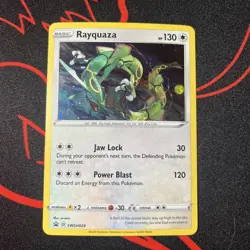 Pokemon TCG Rayquaza SWSH029 Cosmos Black Star Promo NM - Image 1