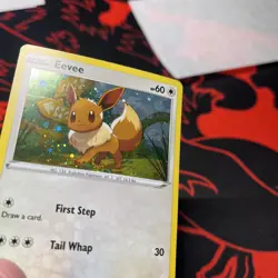 Pokemon TCG Eevee Black Star Promo SWSH095 Swirl - Image 2