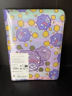 Pokemon Center Exclusive: Koffing & Weezing Sunset Zip Binder (9 Pocket) - Image 1