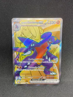 Cynthia's Garchomp EX 215/182 - Destined Rivals - Full Art Near Mint Pokemon TCG - Image 1