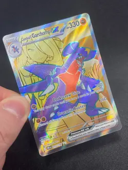 Cynthia's Garchomp EX 215/182 - Destined Rivals - Full Art Near Mint Pokemon TCG - Image 2