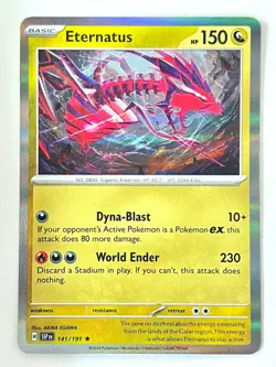 Eternatus 141/191 Holo Rare Surging Sparks Pokemon TCG - Pack Fresh Near Mint NM - Image 1
