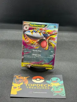 Mega Sharpedo ex 061/094 Double Rare Phantasmal Flames Pokemon Near Mint - Image 1