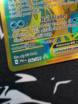 Chien-Pao EX 242/091 Pokemon TCG Scarlet & Violet Paldean Fates Holo Hyper Rare - Image 2