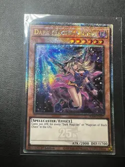 RA04-EN107 Quarter Century Rare ( QCR) Dark Magician Girl Yu-Gi-Oh! English - Image 1