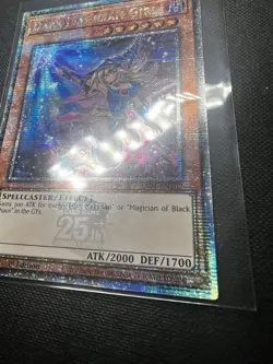 RA04-EN107 Quarter Century Rare ( QCR) Dark Magician Girl Yu-Gi-Oh! English - Image 2