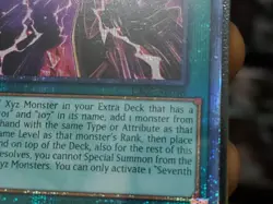 Yu-Gi-Oh Seventh Tachyon Quarter Century Secret Rare CR07-AE098 Asian English - Image 3