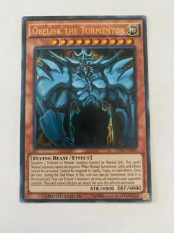 Yu-Gi-Oh Obelisk the Tormentor - LDK2-ENS02 - Ultra Rare - Limited Edition NM - Image 1