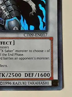 Yugioh X-Saber Souza CT09-EN017 SUPER RARE Limited Edition NM Free Shipping - Image 2