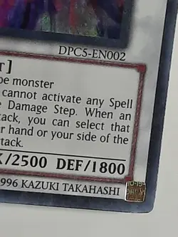 Yugioh Zeman The Ape King DPC5-EN002 SUPER RARE Limited Edition LP Free Shipping - Image 2