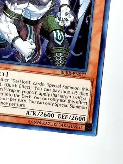Yugioh Darklord Nasten BLRR-EN077 ULTRA RARE 1st Edition NM - Image 2