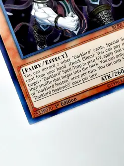Yugioh Darklord Nasten BLRR-EN077 ULTRA RARE 1st Edition NM - Image 3