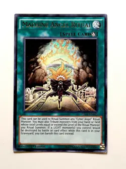 Yugioh Machine Angel Ritual DRL3-EN015 ULTRA RARE 1st Edition NM - Image 1
