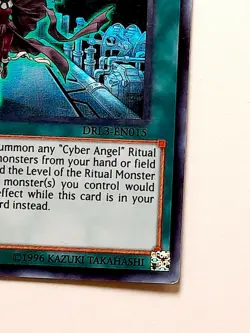 Yugioh Machine Angel Ritual DRL3-EN015 ULTRA RARE 1st Edition NM - Image 2